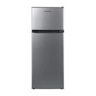 Refrigerador Hamilton Beach 8 Pies C&uacute;bicos Top Mount Gris Hbr80ts1e