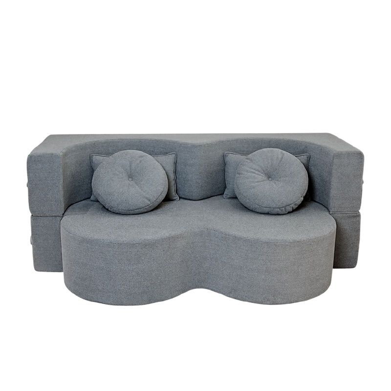 Sof&aacute; Espuma Alta densidad KANSO Light Grey 2 pl... image number null