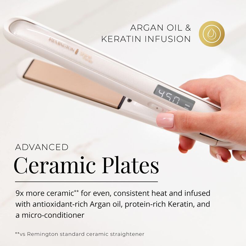 Plancha De Pelo Iron Remington Shine Therapy De... image number null