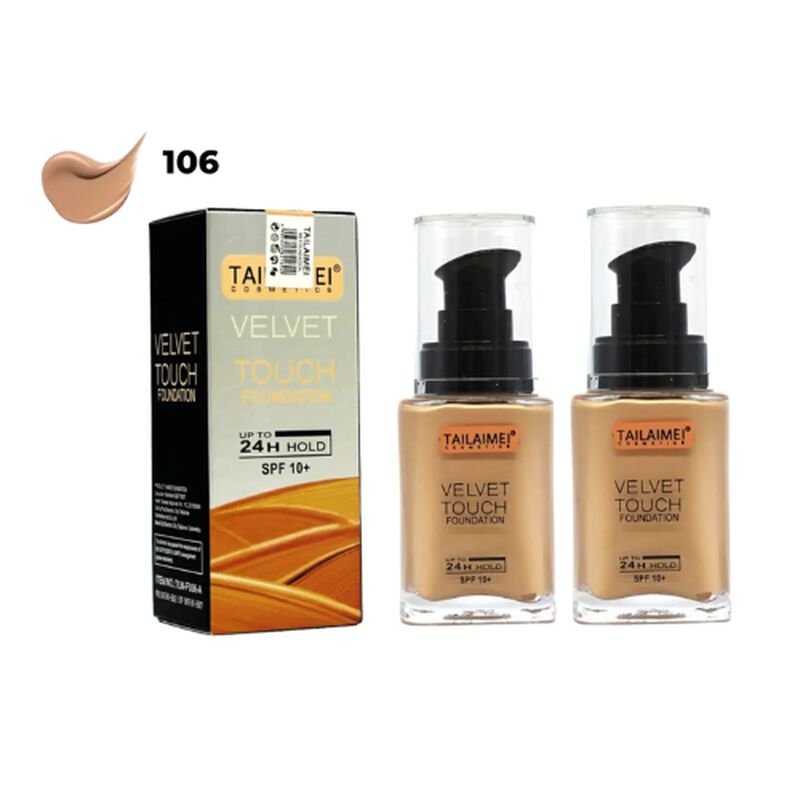 Set de 2 Bases de Maquillaje Tailaimei Velvet T... image number null