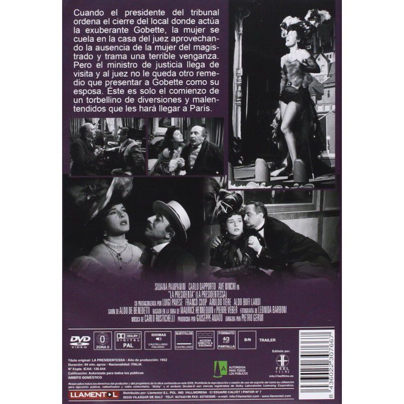 La Presidenta [dvd] (1952) La Presidenta image number null