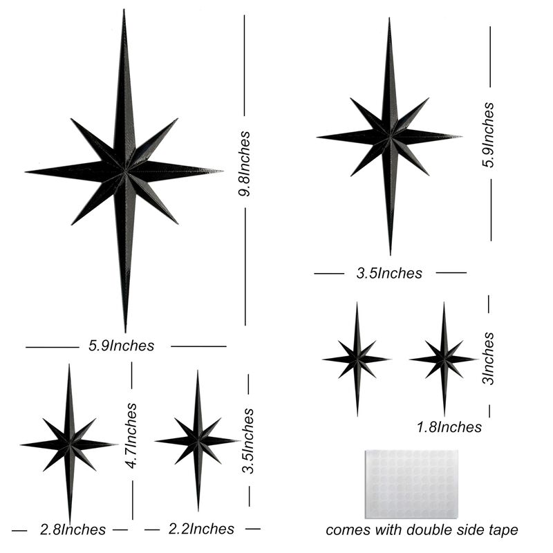 Escultura De Pared Stylor Con Forma De Estrella... image number null