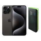 iPhone 15 Pro Max 256GB Negro E-SIM Reacondicionado + Power Bank 10,000mah