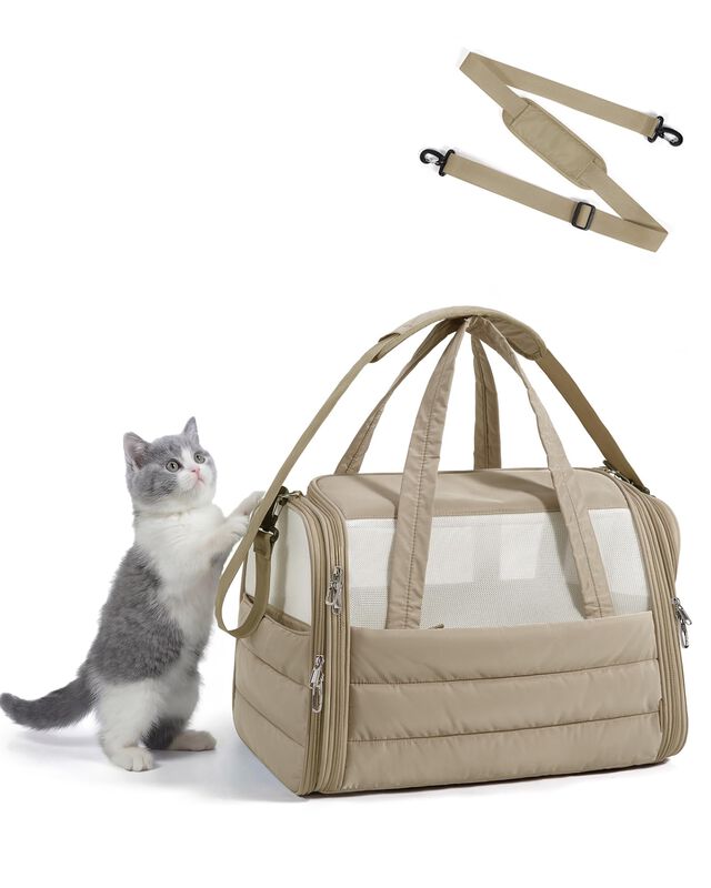 Transport&iacute;n Para Mascotas Bagsmart 46 cm Plegab... image number null