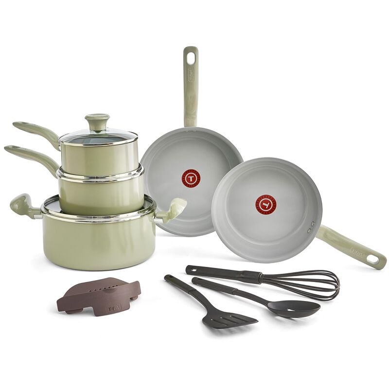Juego De Utensilios De Cocina T-fal, Cer&aacute;mica R... image number null