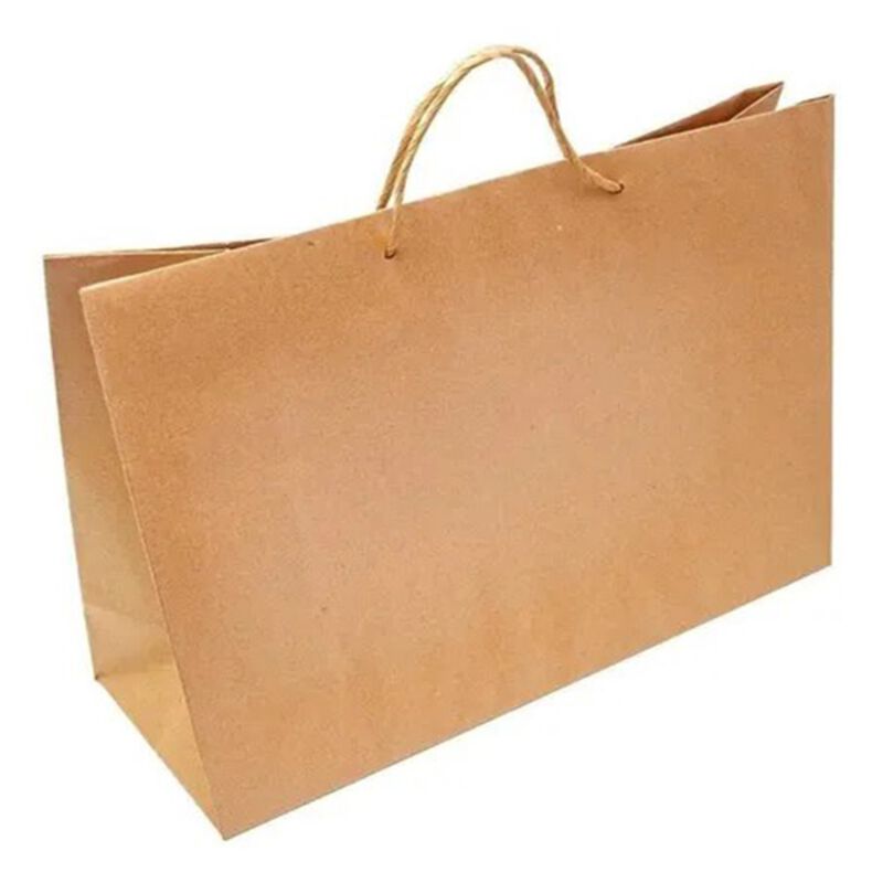 Bolsa Kraft Natural con Asa 40x30x15 image number null