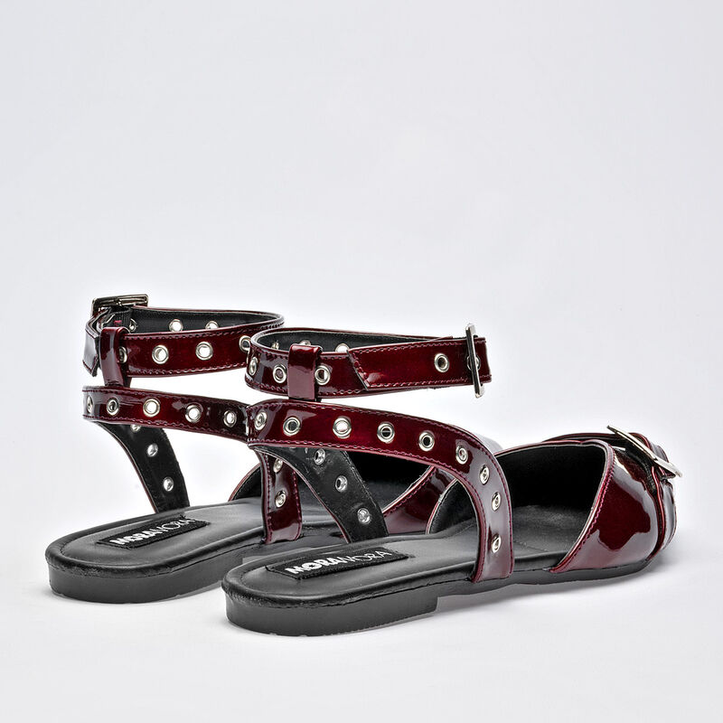 Moramora Zapatos para mujer vino image number null