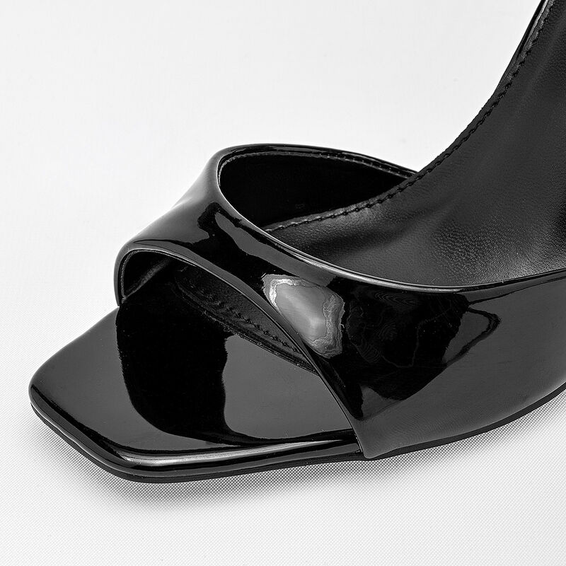 Capa De Ozono zapatilla abierta para mujer negr... image number null