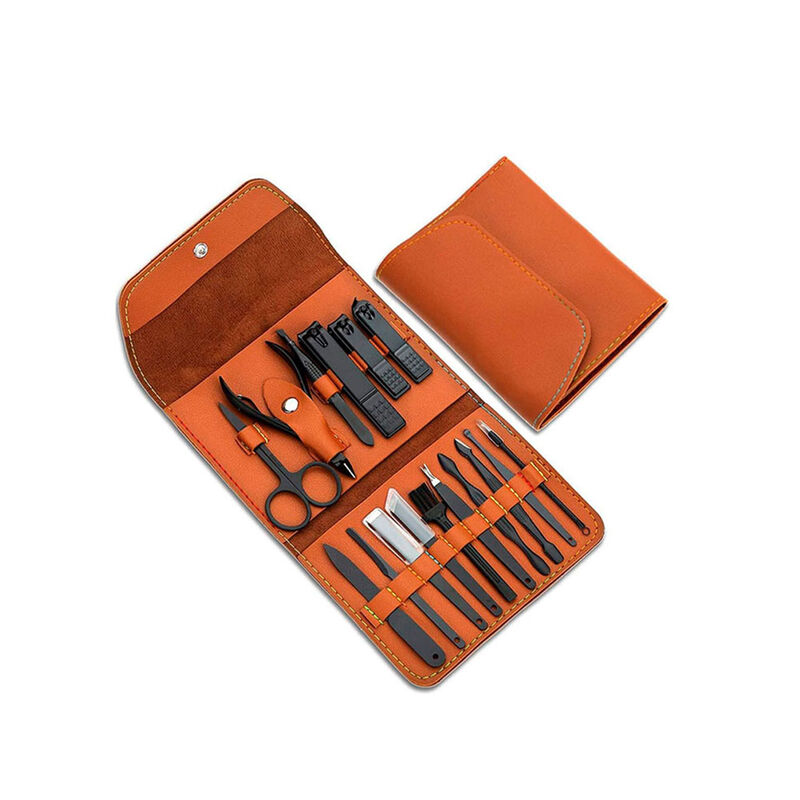Set de corta uñas acero inoxidable cartera image number null