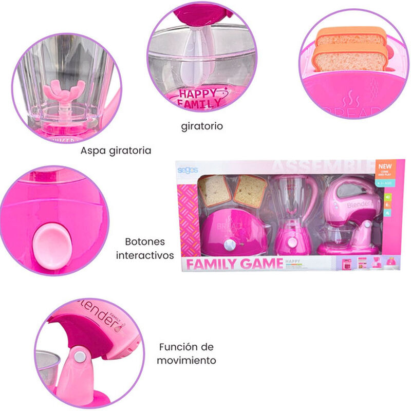 Set Juguete Cocinita Electrodomestico Infantil ... image number null