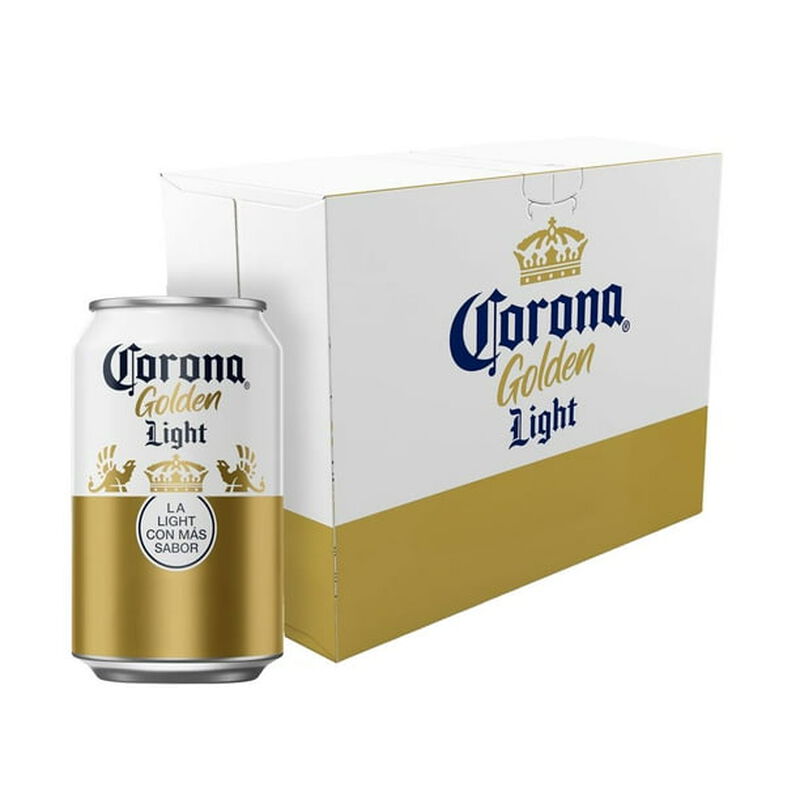 Corona Golden Light Lata 330ml 12pack  . image number null