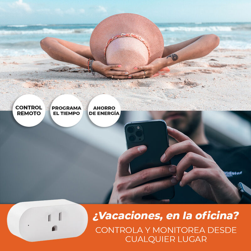 Enchufe Inteligente Wi-Fi, Medidor de Consumo, ... image number null