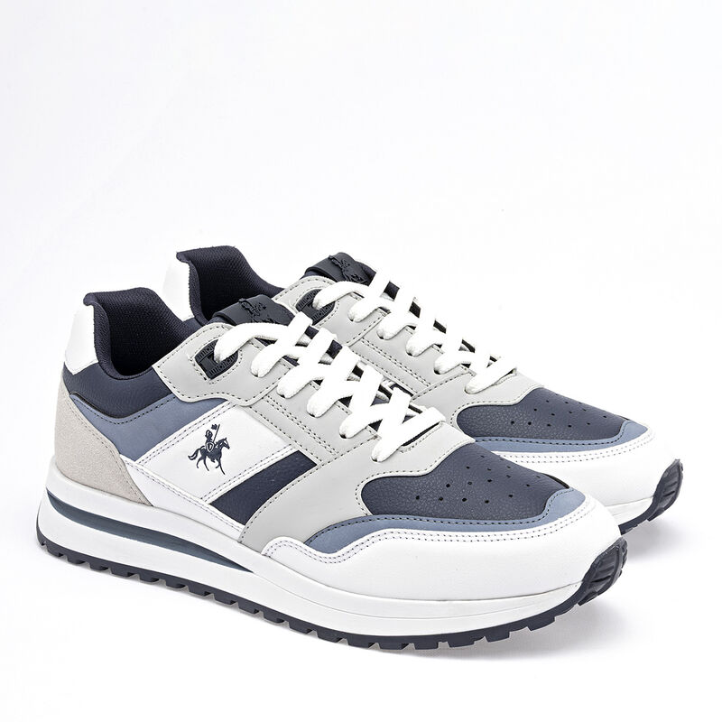 King clasben tenis para hombre azul blanco gris... image number null