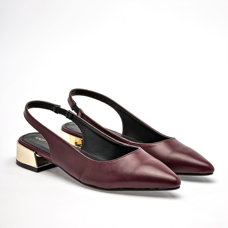 Lady Paulina Flats Casual Para Mujer Vino Cod 1... image number null