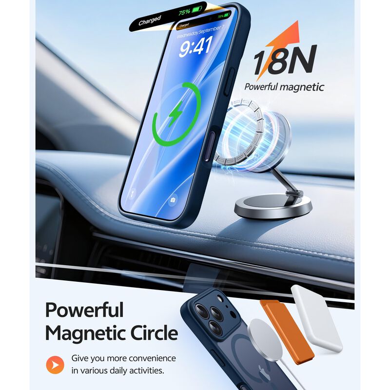 Funda FNTCASE para iPhone 17 Pro Max MagSafe Az... image number null