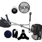 Desbrozadora O Wiro A Gasolina Power Hunt Black Wiro 52cc 2.5hp color negro C/disco