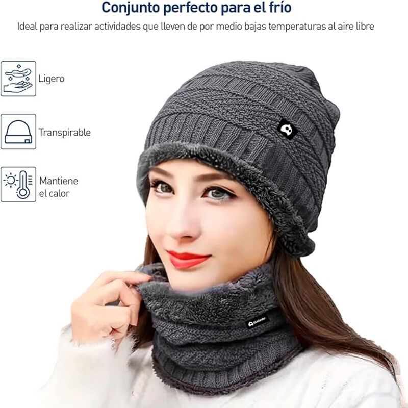 Gorro de Bufanda para Invierno Bluelander image number null