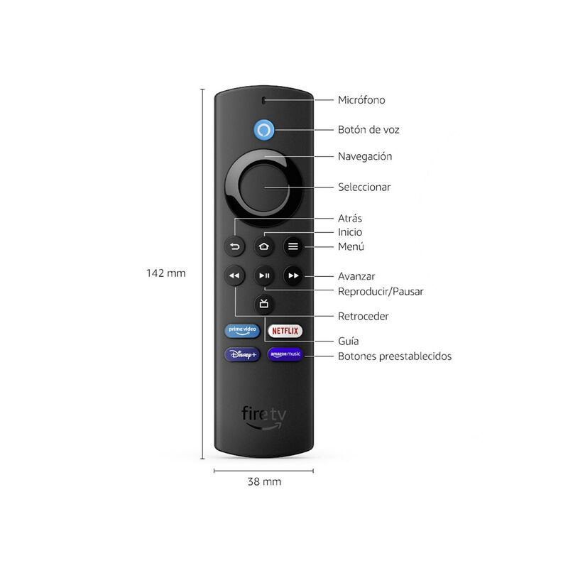 Amazon Fire TV Stick Lite Dispositivo para Stre... image number null