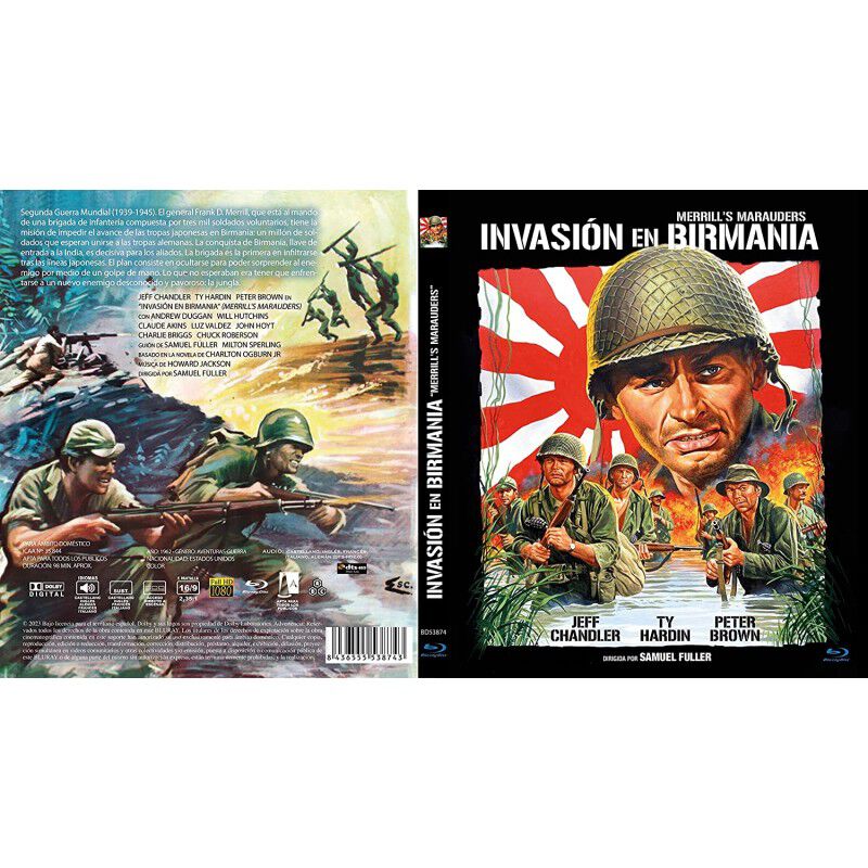 Invasi&oacute;n En Birmania Blu-ray 1962 Merrill's Mar... image number null