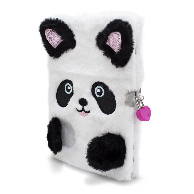 Set Diario Secreto Panda de Peluche con Candado... image number null