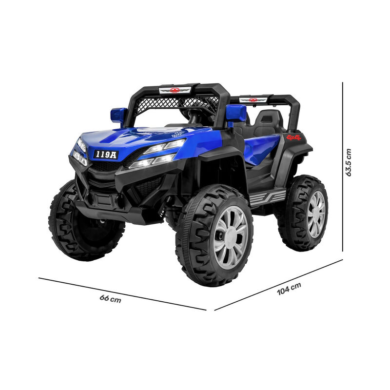 Carro Montable Buggy El&eacute;ctrico Luces Musica Usb... image number null