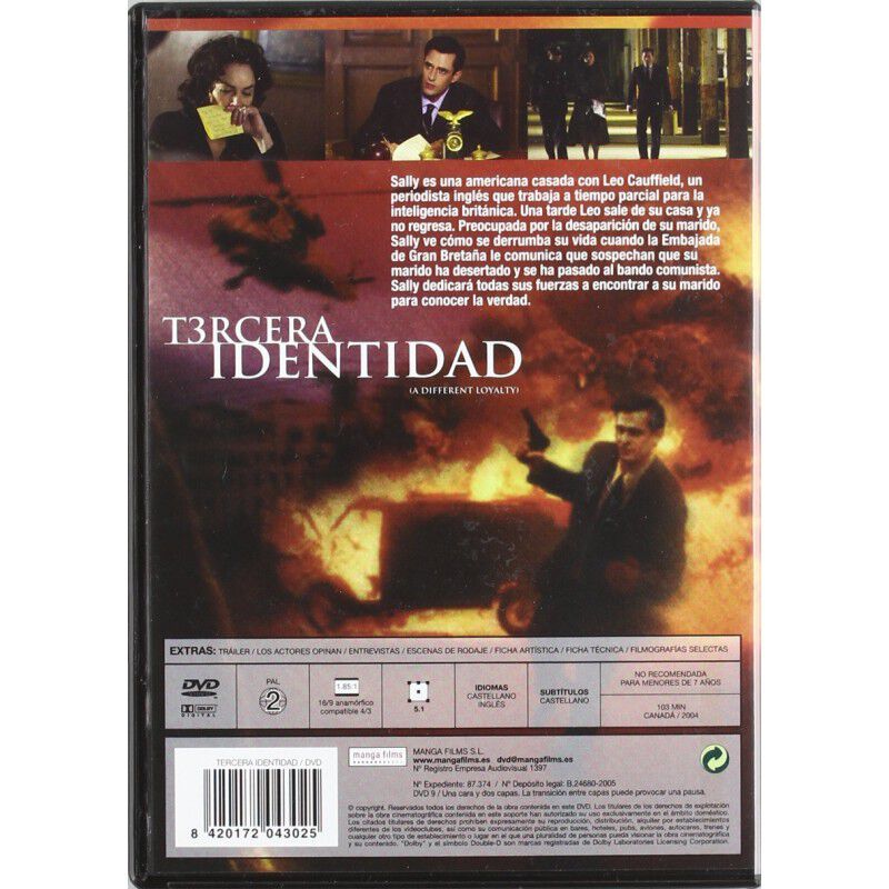 Tercera Identidad [dvd] (2004) A Different Loya... image number null