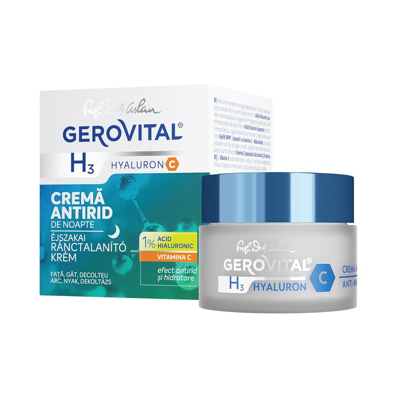 Crema Facial Gerovital H3 Hyaluron C Antiarruga... image number null