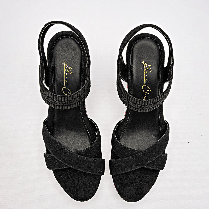 Been Class sandalia cu&ntilde;a para mujer negro cod 1... image number null