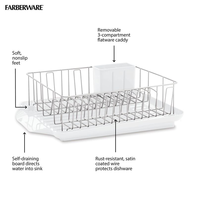 Dishrack Farberware Classic, Grande, Resistente... image number null
