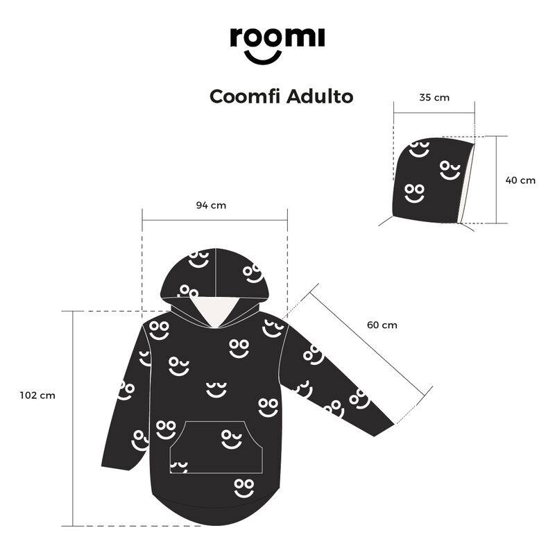 Pijama Adulto Unitalla Sudadera Cobija Roomi Co... image number null