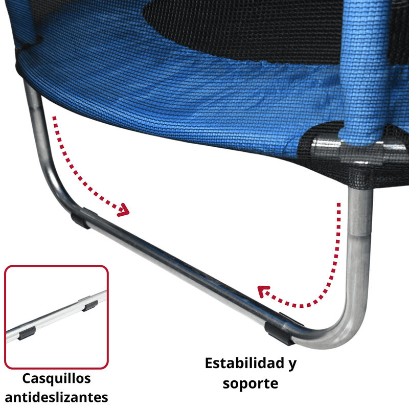 Trampol&iacute;n Infantil Con Red De Seguridad 140 Cm ... image number null