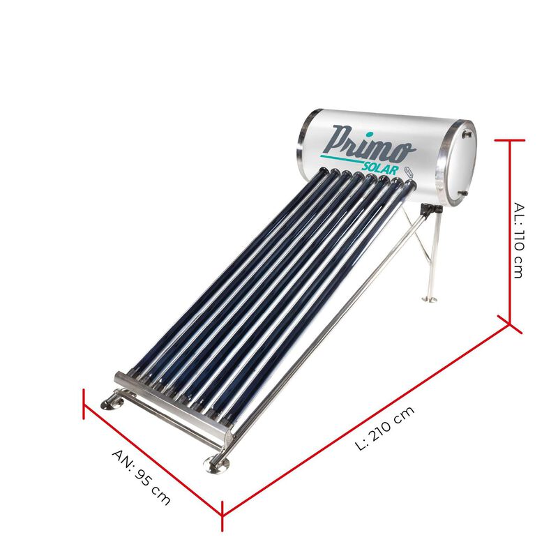 Calentador Solar 8 Tubos Iusa 120 L image number null
