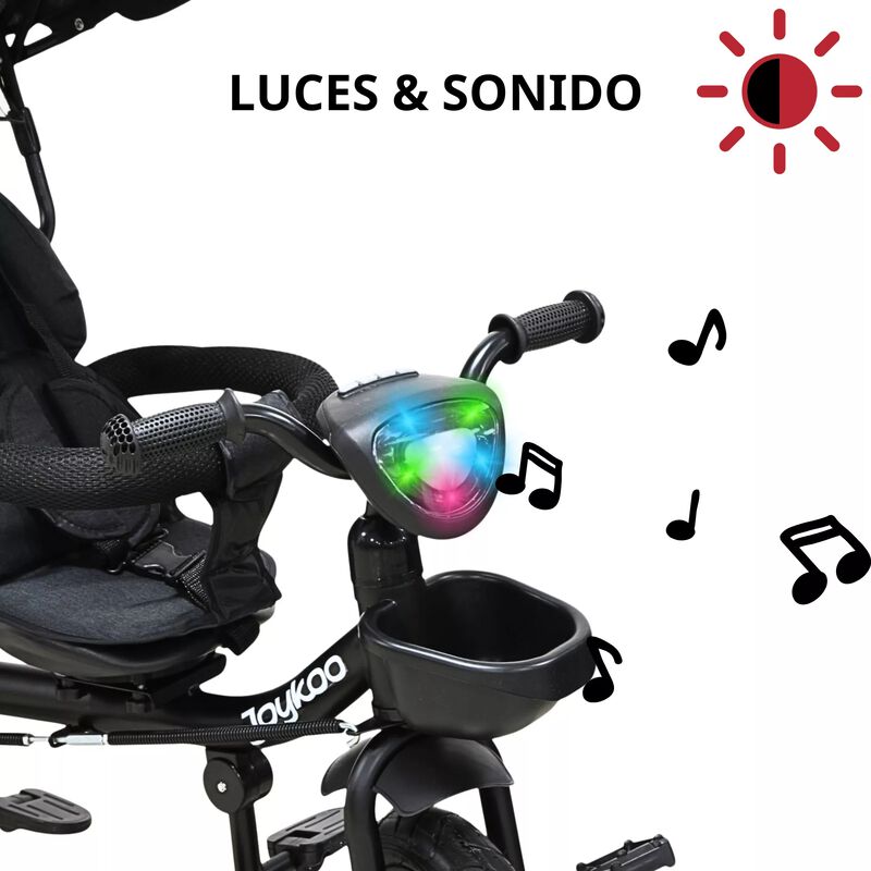 Triciclo Doble Ni&ntilde;os Asiento Giratorio Gemelar ... image number null