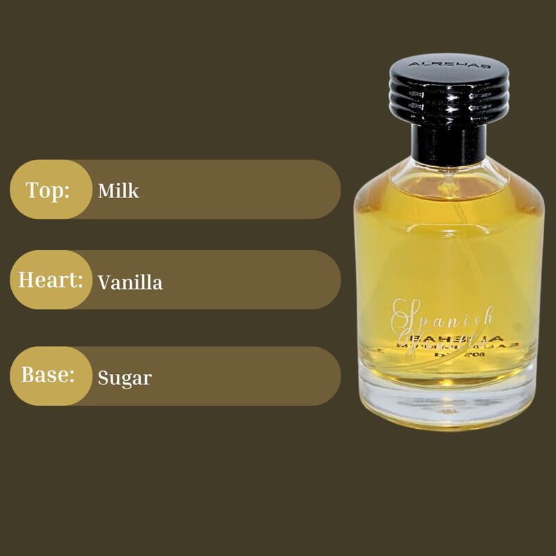 Perfume Al-rehab Spanish Vanilla Eau De Parfum ... image number null
