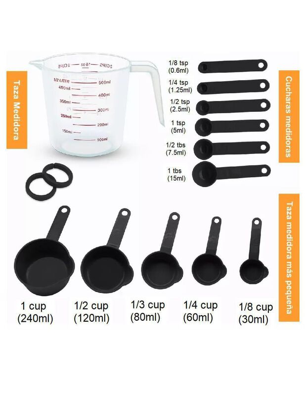 Set de cucharas medidoras Casa BIU image number null