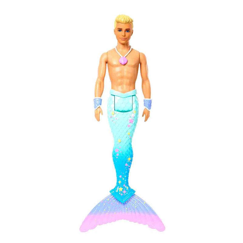 Mu&ntilde;eca Barbie Dreamtopia Merman De Pelo Rubio C... image number null