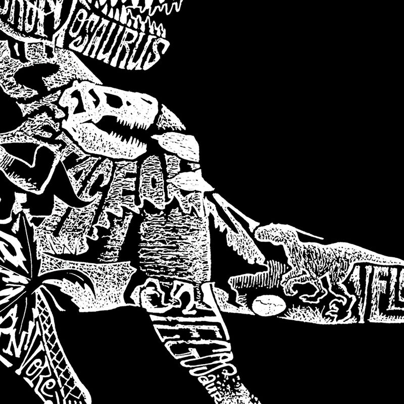 Camiseta Word Art Para Mujer - Dinosaurios- Ros... image number null