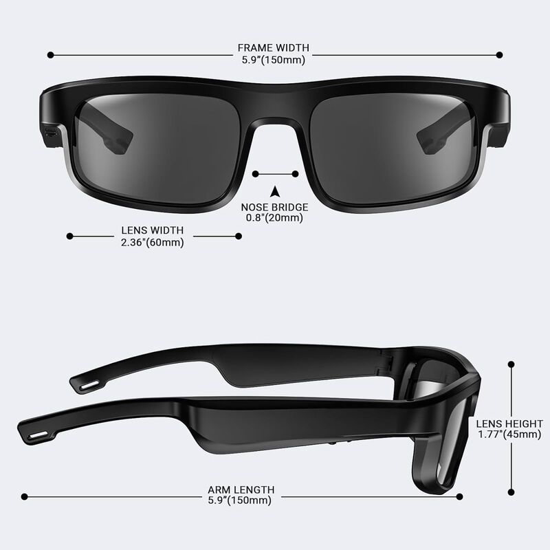Gafas Inteligentes Grofulor Lv-m8 Pro Bluetooth... image number null