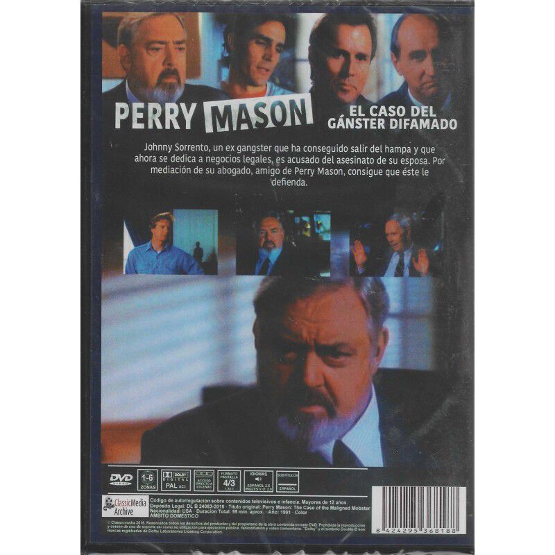 Perry Mason: El caso del g&aacute;ngster difamado [DVD... image number null