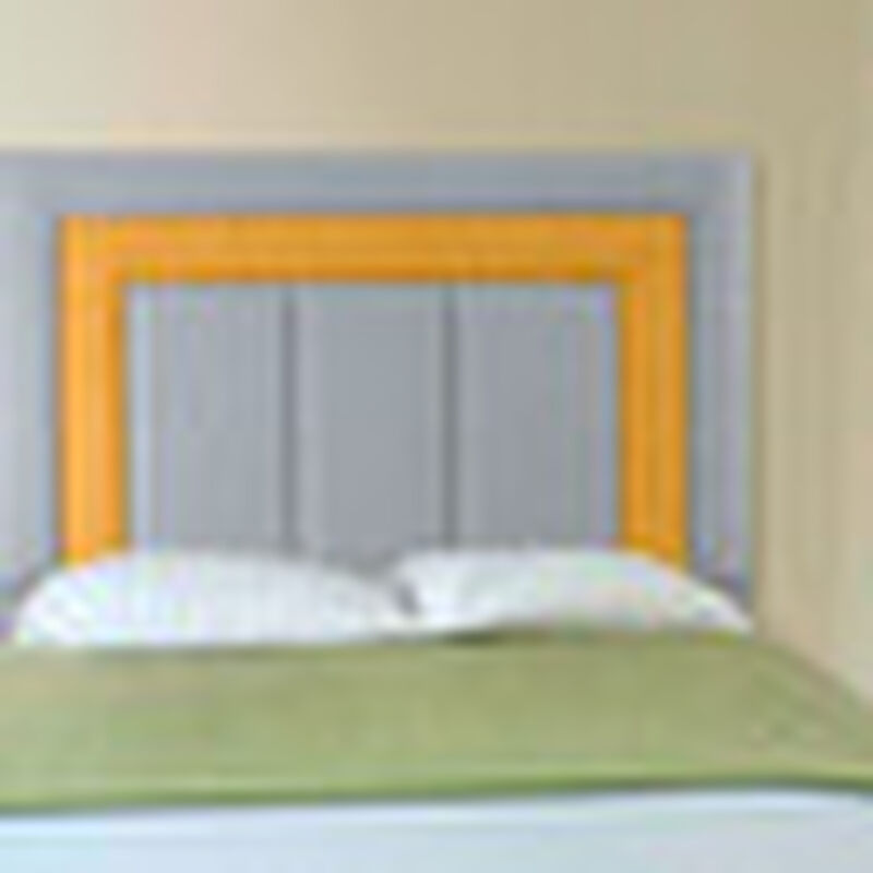 Cabecera Individual Dicasa Bora Gris-Mostaza image number null