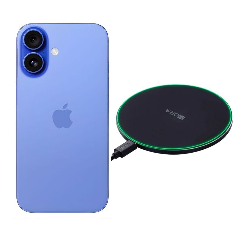 iPhone 16 128GB Azul CHIP Reacondicionado m&aacute;s C... image number null