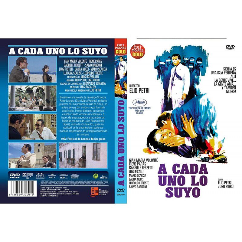 A Cada Uno Lo Suyo (a Ciascuno Il Suo) 1967 [dv... image number null