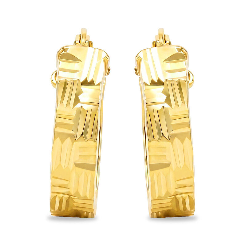 Arracadas 2begold Amarillo Diamantado (925+1/10... image number null