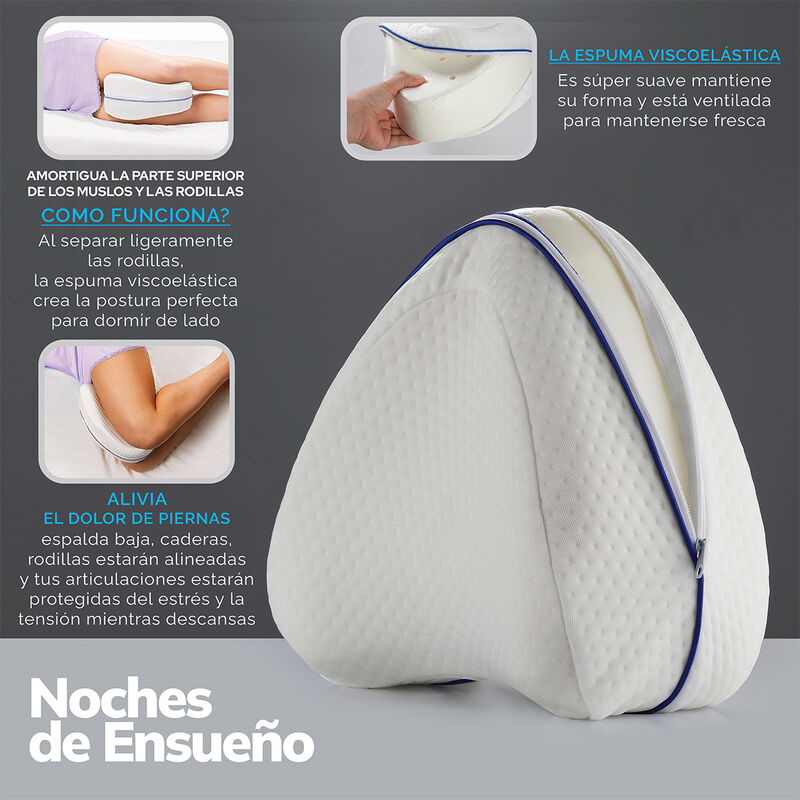 Almohada Ergonómica Memory Foam  para Piernas, ... image number null