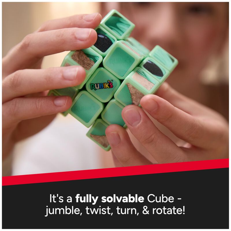 Cubo Rubik's Cuber De Star Wars Grogu Con Panta... image number null