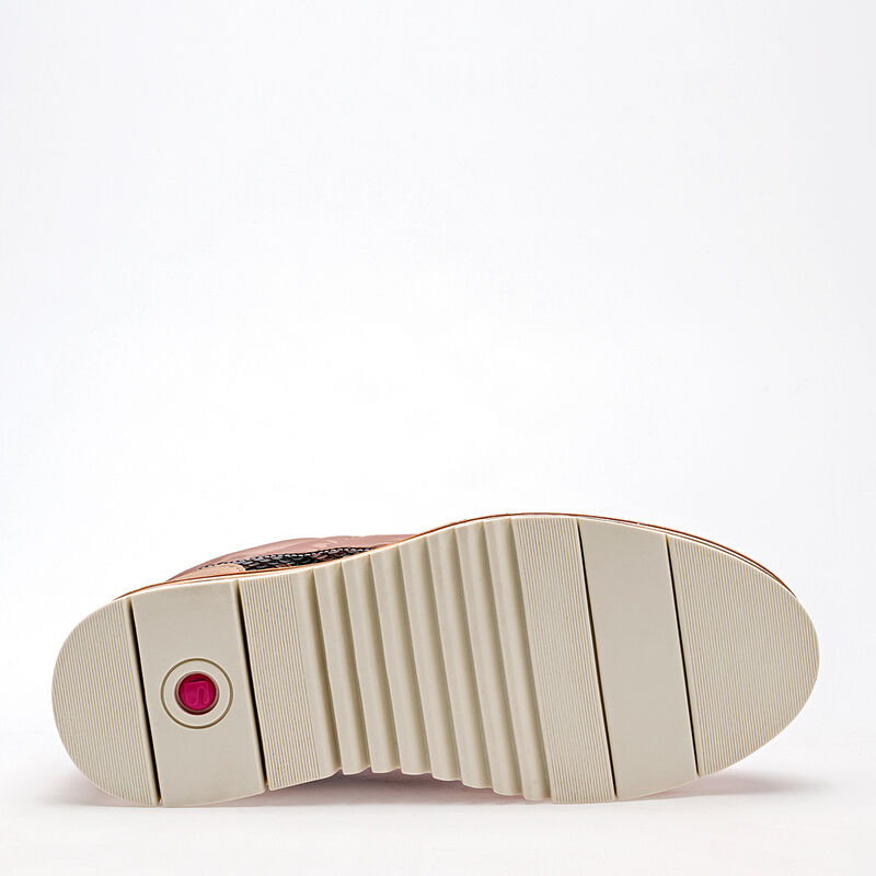 Coqueta Tenis Urbanos Para Ni&ntilde;a Dorado Rosa Cod... image number null