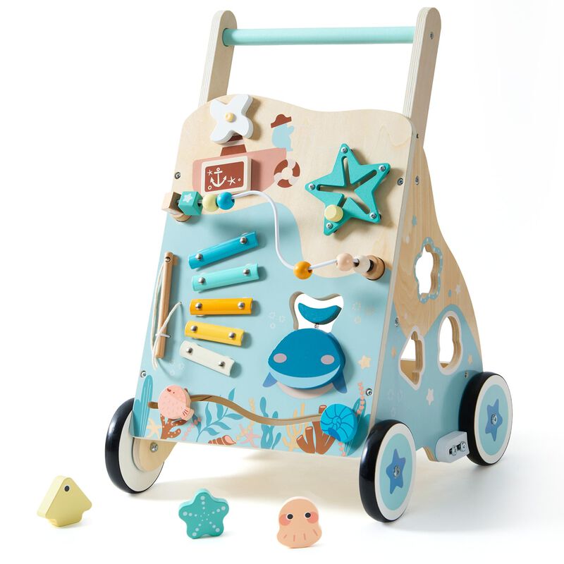 Baby Push Walker Robotime Con Tem&aacute;tica Oce&aacute;nica... image number null