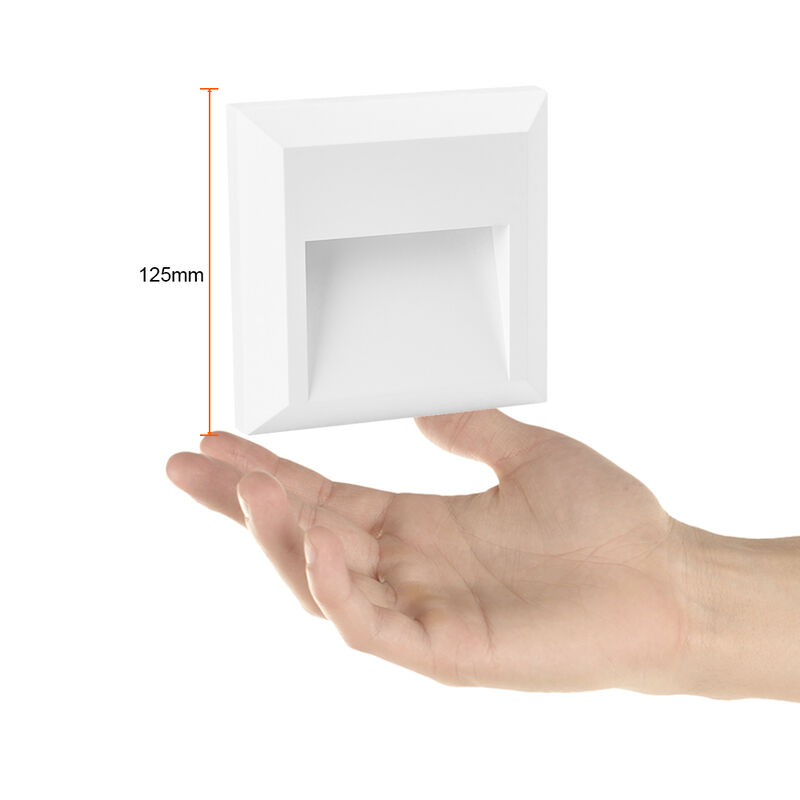 Lampara Muro Led Blanco 1w Luz Blanca Neutra Hl... image number null