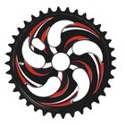 Bicicleta Disco De Acero Negro 36 Dts Lineas Rehilete