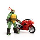 Set De Figura De Acci&oacute;n The Loyal Subjects Raphael Con Motocicleta